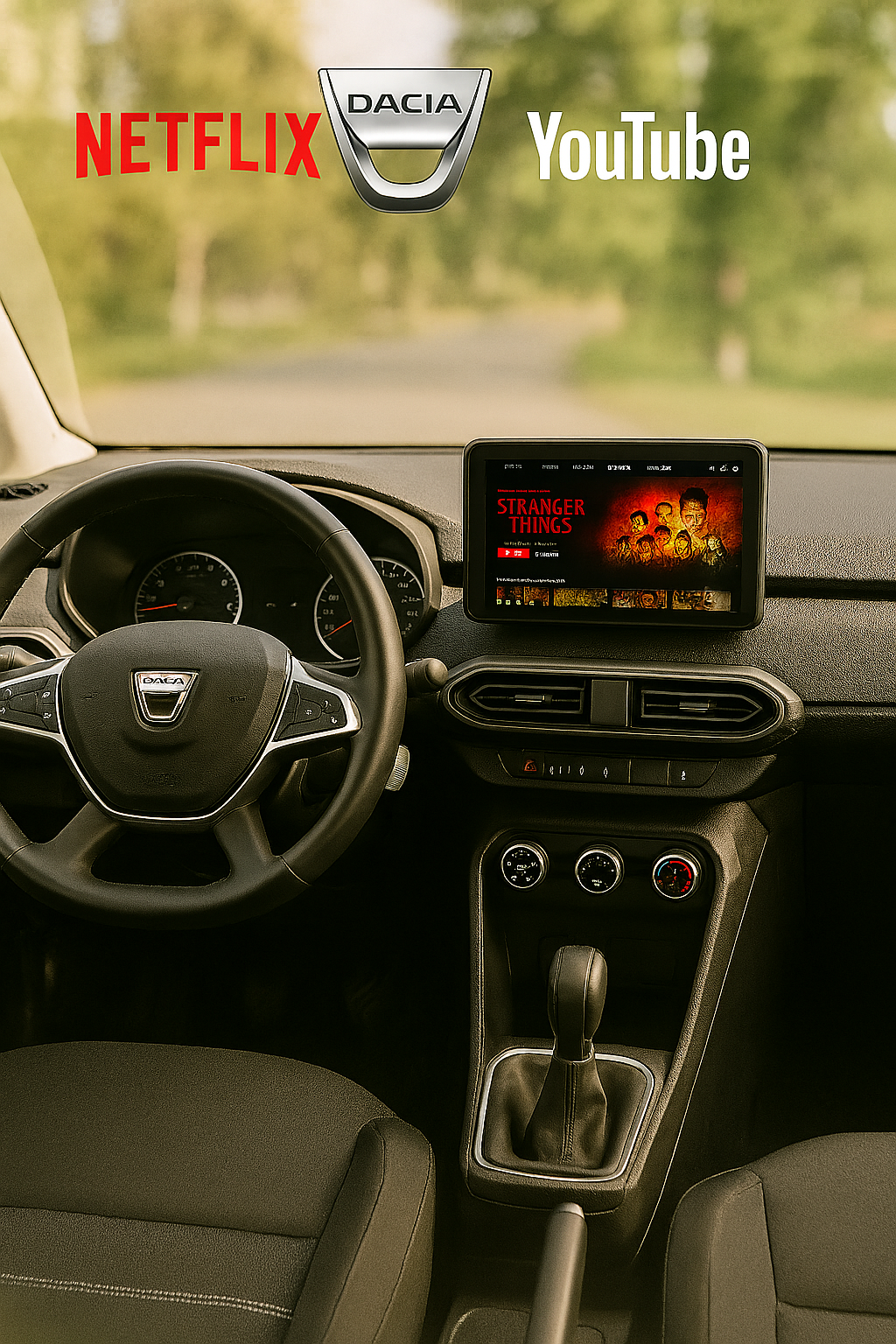 Youtube & Netflix AI-Box for Dacia